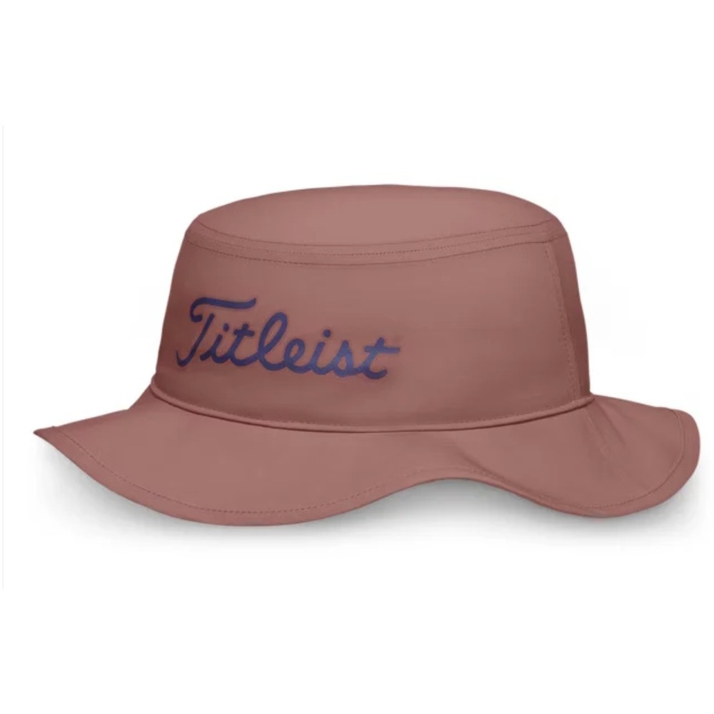 Titleist Breezer Bucket Hat Sedona Red/Navy Ultra-light Stretchy Adult OSFA NEW